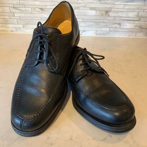 Sandro Moscoloni Black Leather Derby Oxfords
